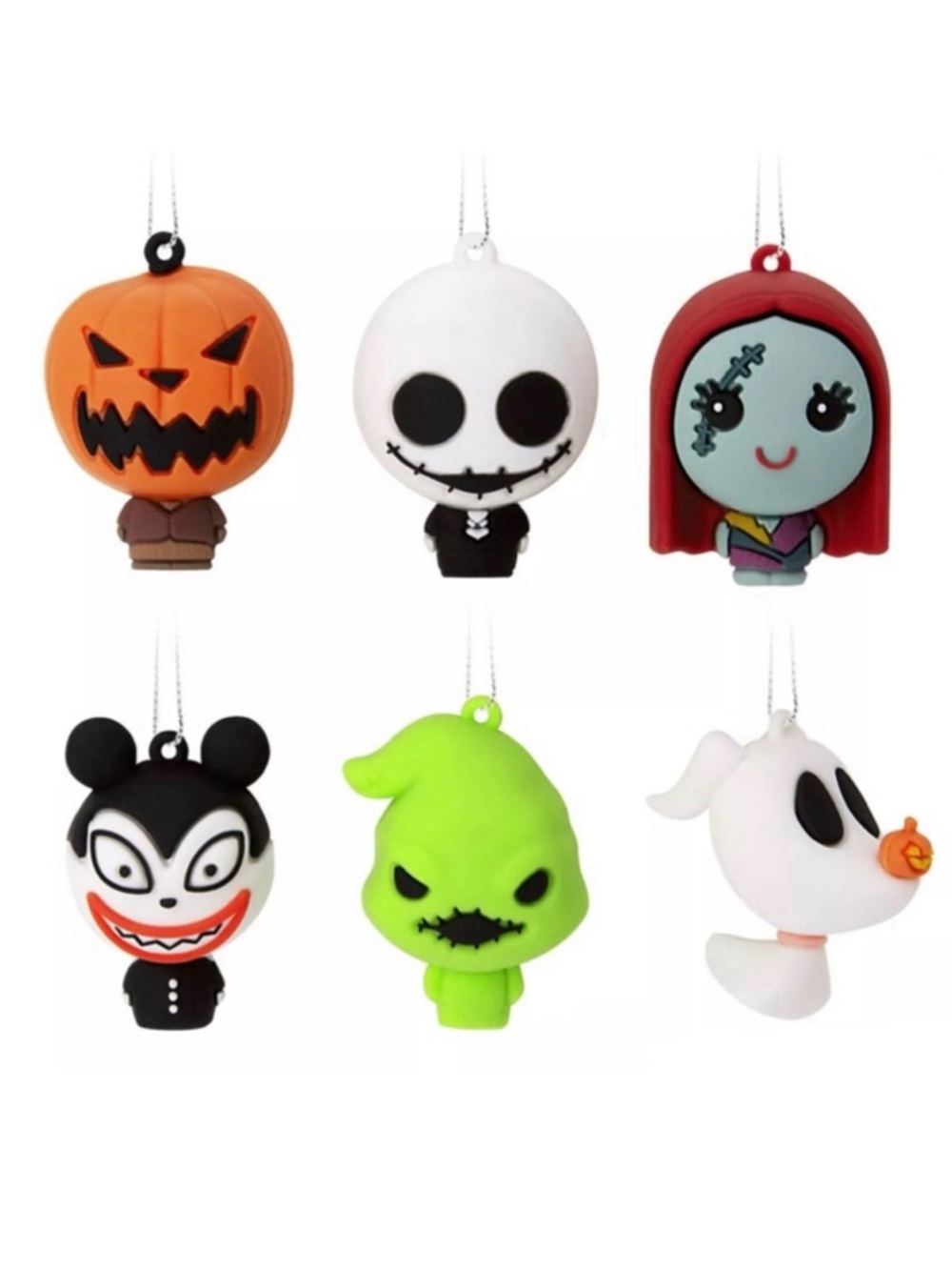 Hallmark Disney's The Nightmare Before Christmas Set of (6) Mini Ornaments (NWT)